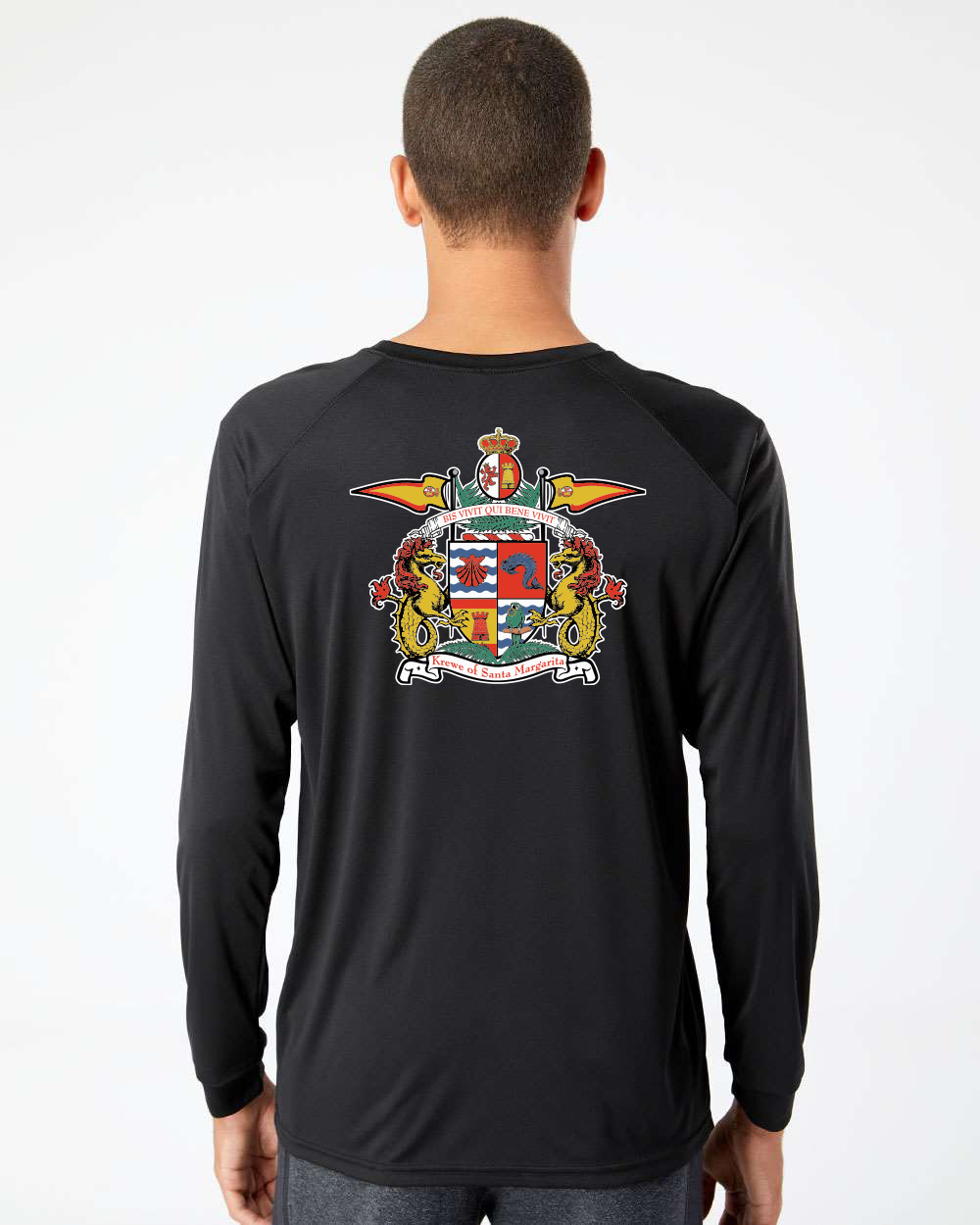 Ye Mystic Krewe Crest Long Sleeve Performance Dry Fit Dryfit