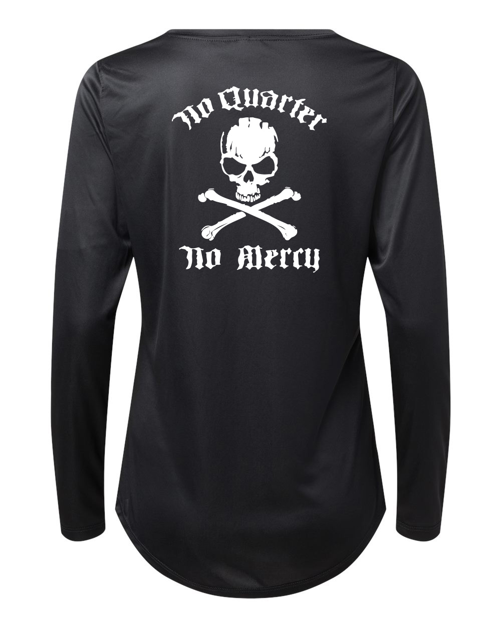 no_quarter_no_mercey_ladies_dryfit_long_sleeve_back